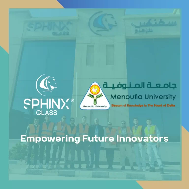 Read more about the article Sphinx® Glass Welcomes Menoufia University Engineering Students: A Step Towards Fostering Social Responsibility